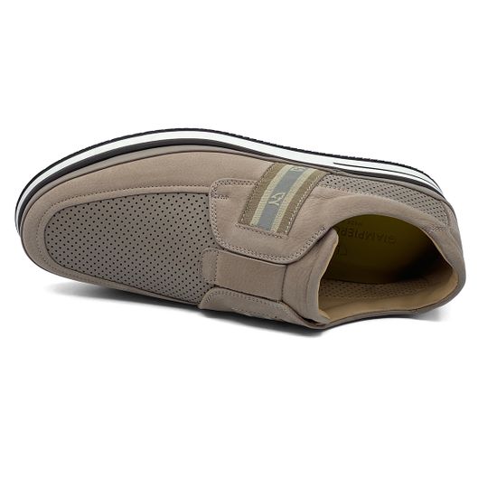 Кеды GiamPieroNicola бежевые из нубука - фото 5, 