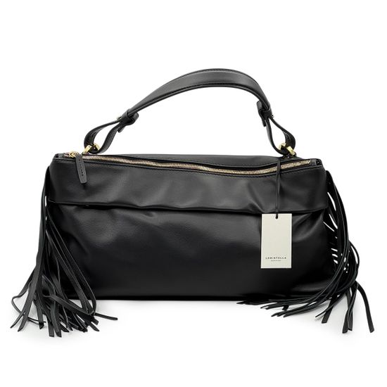 Сумка Loristella черная кожаная - фото 3, 3171 LS NERO