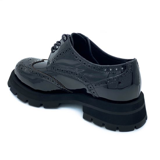 Полуботинки Tuffoni черные из лакированной кожи демисезонные - фото 3, 3522039PL TUF