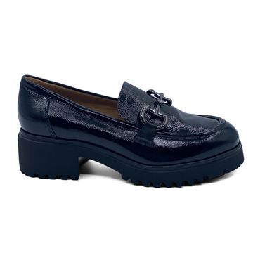 Лоферы Donna Soft черные наплак демисезонные - фото 1, DS1881 DS NERO