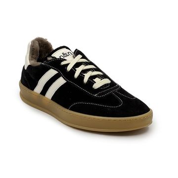 Кеды NILA&amp;NILA черные замшевые на меху - фото 2, MAS120M NIL NERO