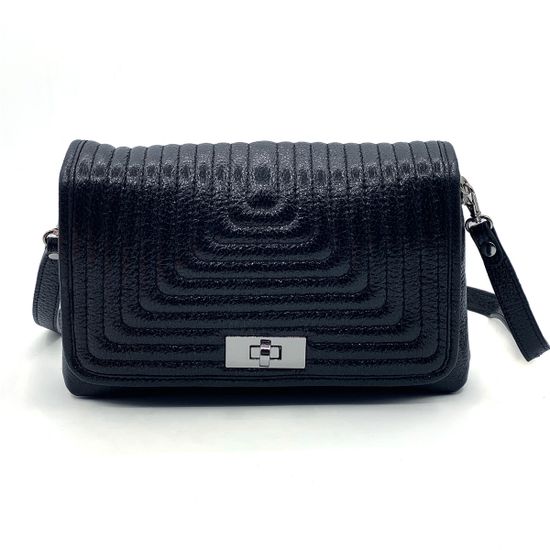 Сумка кросс-боди Marina Creazioni наплак черный - фото 1, 