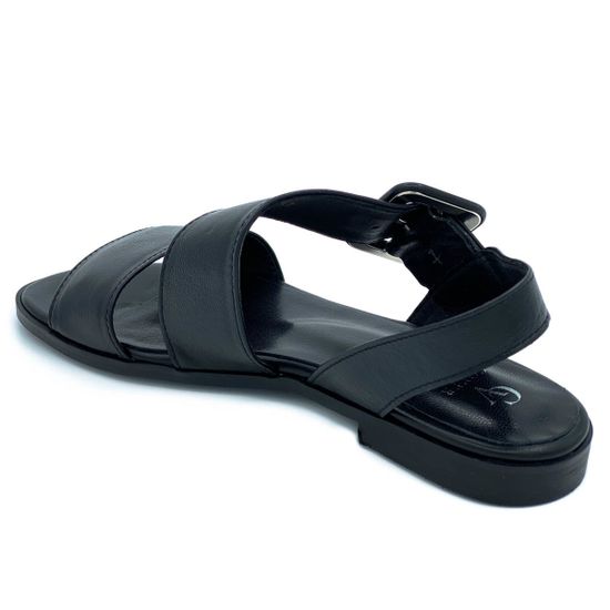 Босоножки Cover черные кожаные - фото 3, 1334-1 COV