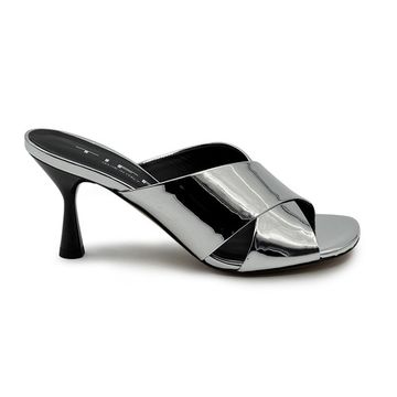 Мюли Tiffi серебристые кожаные - фото 1, J706/70L TI ARGENTO