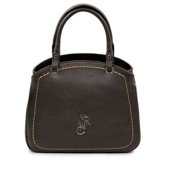 Сумка Marina Creazioni коричневая кожаная - фото 1, 