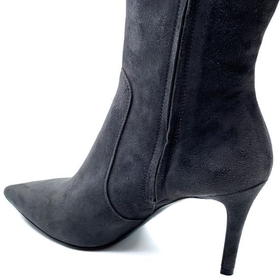 Сапоги Renzi серые замшевые демисезонные - фото 7, 491605D RZ