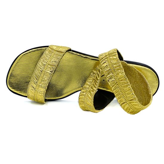 Сандалии Renzi золотые - фото 4, R561900E RZ