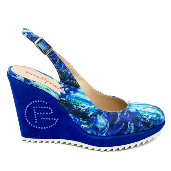 Босоножки Giorgio Piergentili синие - фото 1, 