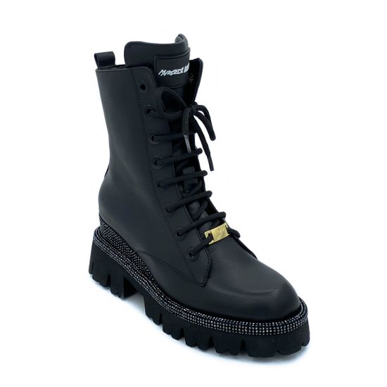 Ботинки Marcelo Lopez черные кожаные демисезонные - фото 2, ER11540 ML