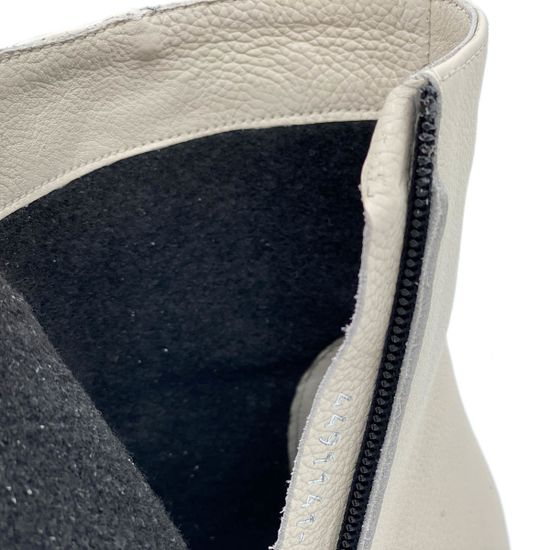 Ботильоны Cover бежевые кожаные Байка - фото 7, 4491141-1 COV