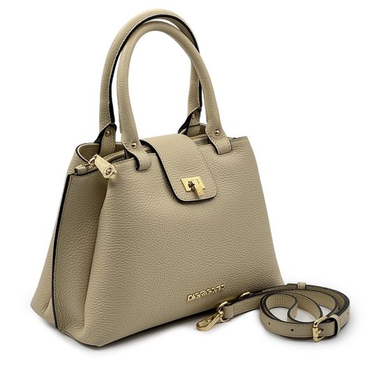 Сумка Di Gregorio бежевая кожаная - фото 2, 6002 DG BEIGE