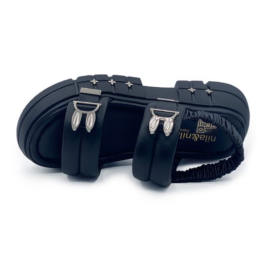 Сандалии NILA&amp;NILA кожаные черные - фото 5, NO1850 NIL NERO