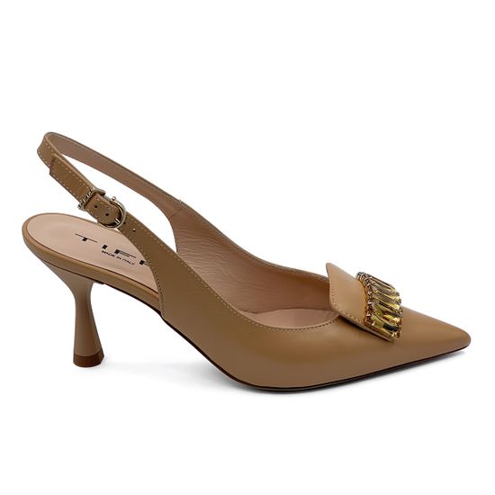 Туфли летние TiffI кожаные бежевые LEGNO - фото 1, G50/70G TI LEGNO