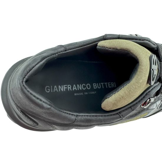 Кроссовки GianFranco Butteri черные кожа/нубук демисезонные - фото 8, 38901-C BUT