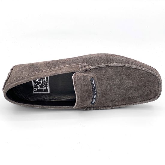 Мокасины Mirko Ciccioli замшевые коричневые - фото 5, 