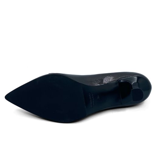 Туфли MOTCLE наплак темно-серого цвета с пряжкой - фото 4, MOT2416 MOT PEPPER