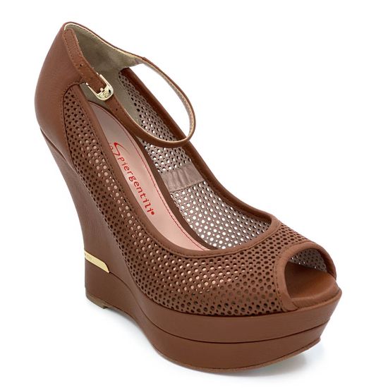 Босоножки Giorgio Piergentili коричневые кожаные - фото 2, 