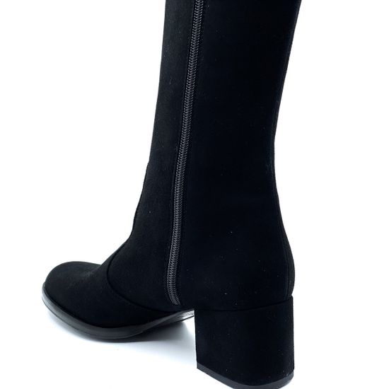 Ботфорты Rosso Nero черные замшевые демисезонные - фото 6, 4080 RN 50