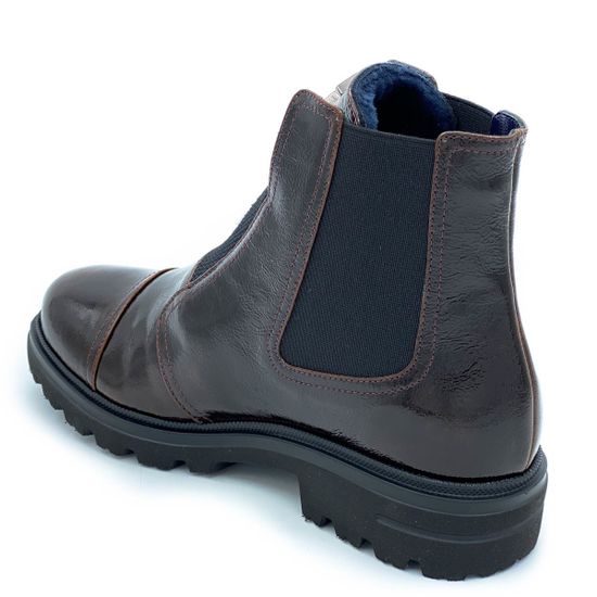 Ботинки Mot CLe коричневые наплак МЕХ - фото 3, 