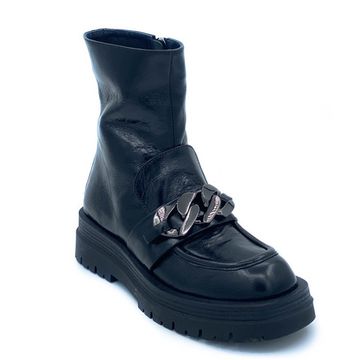 Ботинки 7AM черные кожаные Байка - фото 2, AM21908L 7AM