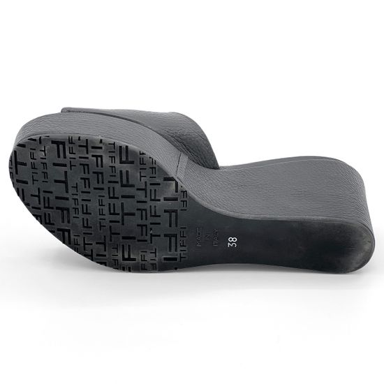 Сабо Tiffi черные кожаные - фото 4, 405/Z60 TI