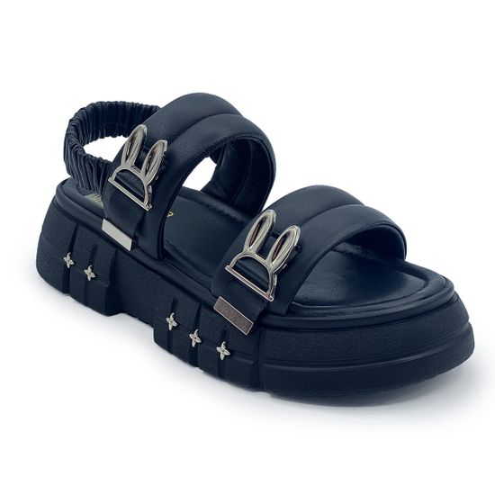 Сандалии NILA&amp;NILA кожаные черные - фото 2, NO1850 NIL NERO