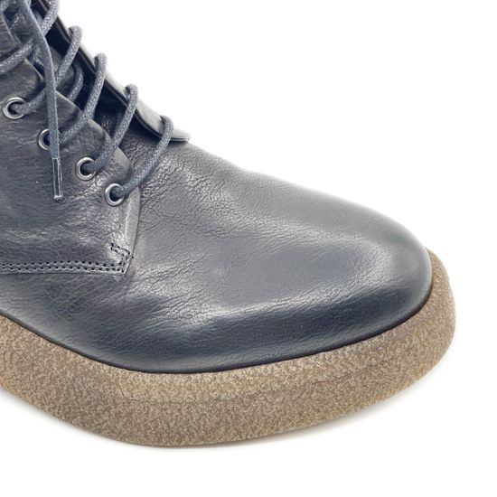 Ботинки Fru.it черные кожаные Байка - фото 7, 