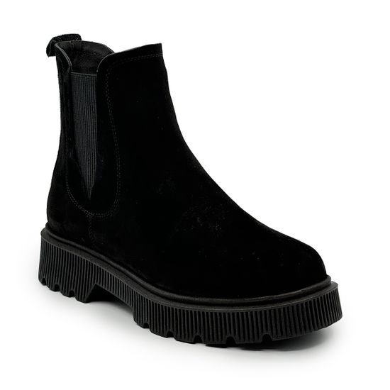 Ботинки челси CV COVER черные замшевые на меху - фото 2, 365637-2 COV