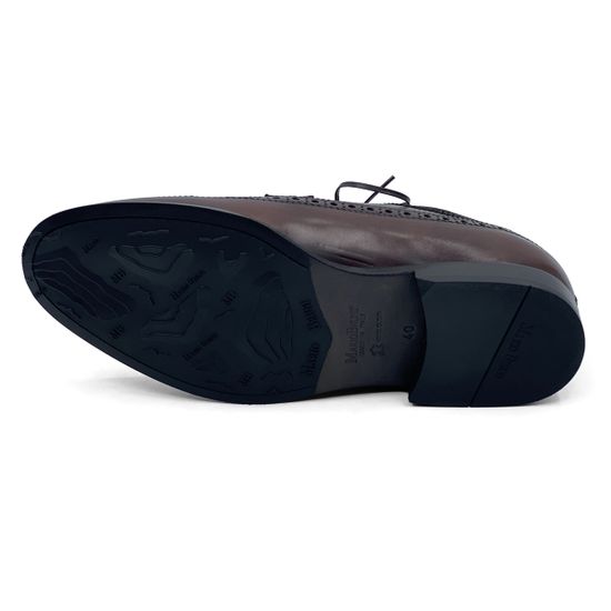 Туфли Броги Mario Bruni кожаные коричневые - фото 4, 63841 MB