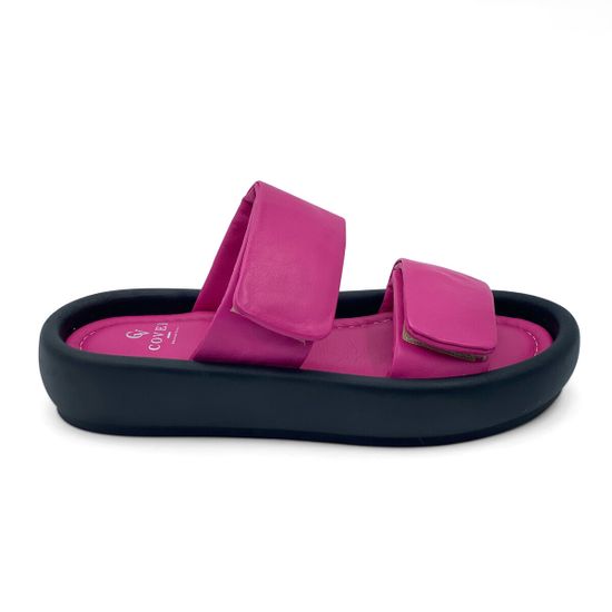 Сабо CV Cover цвет фуксия кожаные - фото 1, 155 COV FUKSIA