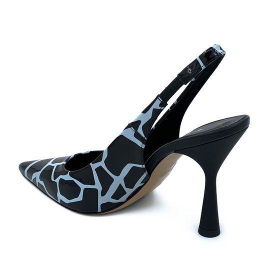 Туфли Tiffi черно-белые из ламинированной кожи - фото 3, J903/90 TI GIRAFFA NERO