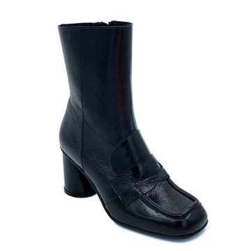 Ботильоны Mimmu черные из лакированной кожи демисезонные - фото 2, F808K4 MIM NERO