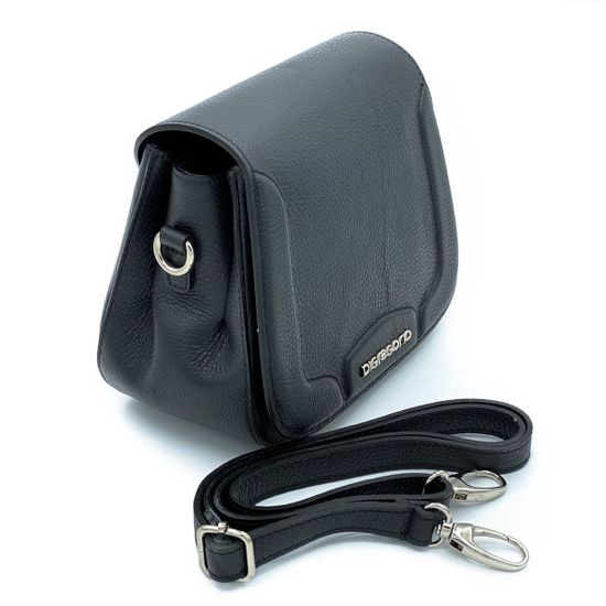 Клатч Di Gregorio черный кожаный - фото 7, 