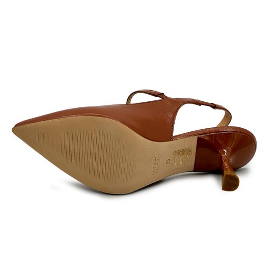 Туфли летние MOT-CLE коричневые лакированные - фото 4, MOT3242 MOT MIRISTICA