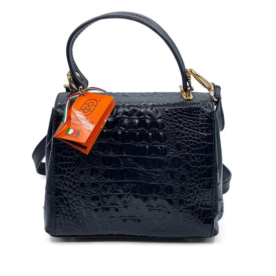 Сумка Marino Orlandi черная кожаная - фото 3, 