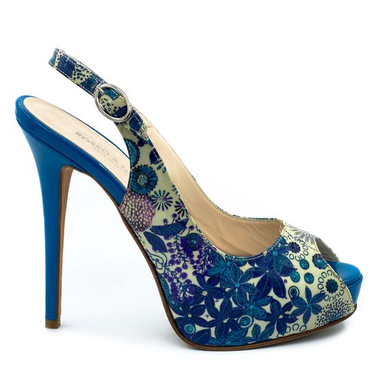 Босоножки Rosso Nero - фото 1, 3498 RN BLU LAK