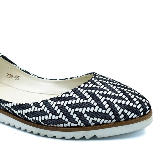 Балетки Cover черно-белые - фото 6, 739-05 COV