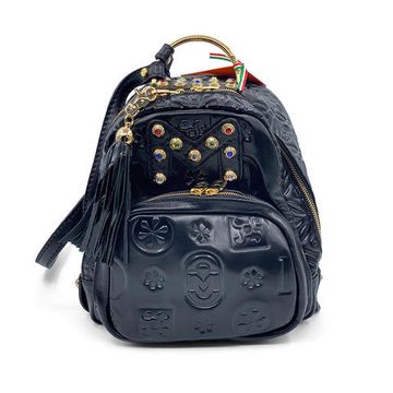 Рюкзак женский Marino Orlandi кожаный черный - фото 1, 4827 MO NERO