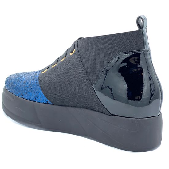 Ботинки Jeannot черно-синие - фото 3, 