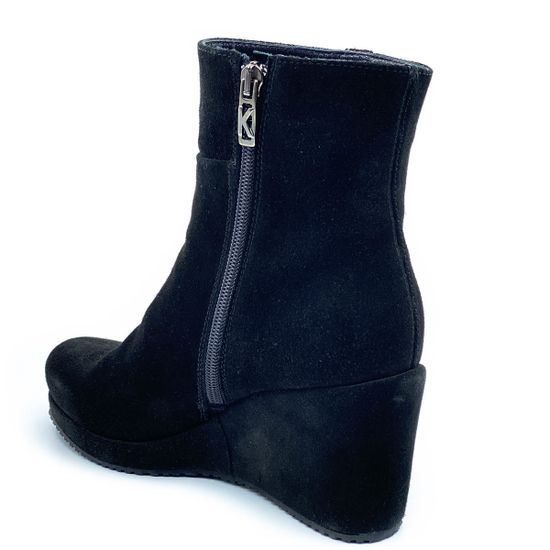 Ботинки Kelton черные замшевые МЕХ - фото 3, 