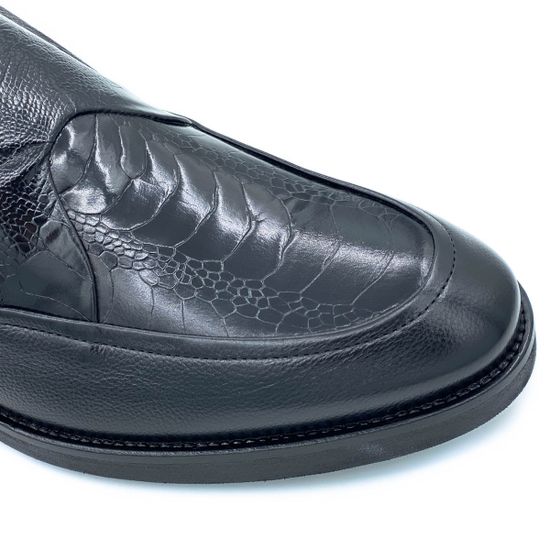 Туфли Mario Bruni черные кожаные демисезонные - фото 6, 