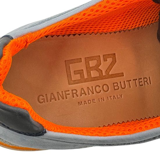 Кроссовки BUTTERI серые/черные/белые кожа/нубук - фото 7, 95320-A BUT