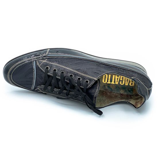 Кеды Bagatto черные кожаные - фото 5, 