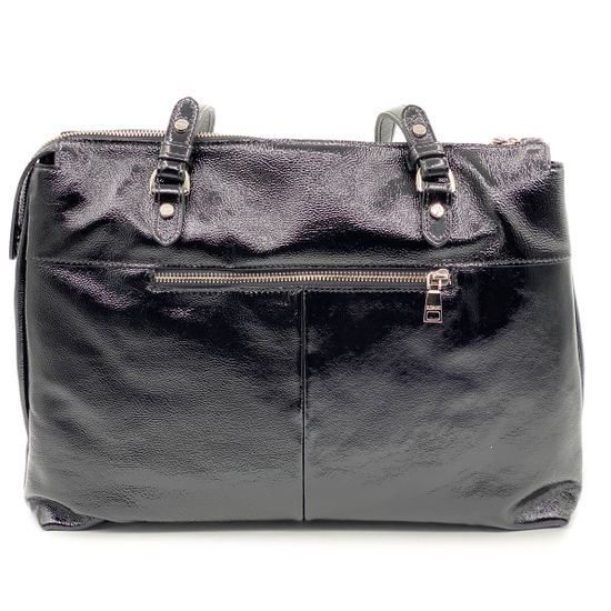 Сумка Ripani черная комбинация замши и наплака - фото 3, 