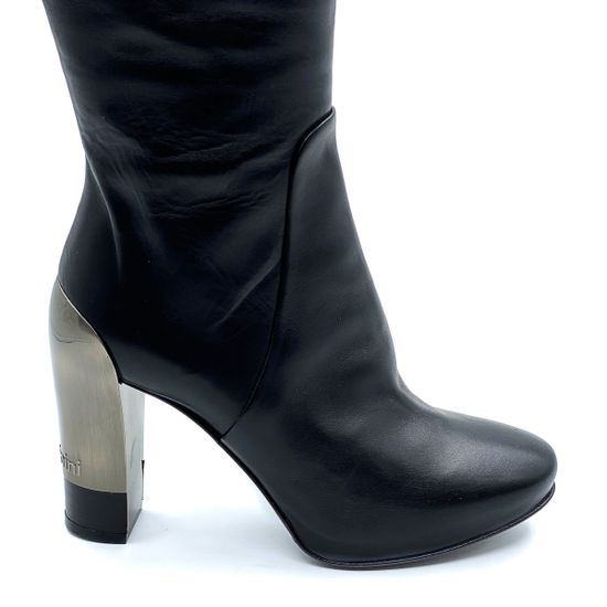 Сапоги Baldinini черные демисезонные - фото 4, 