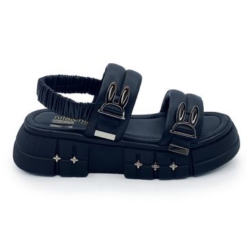 Сандалии NILA&amp;NILA кожаные черные - фото 1, NO1850 NIL NERO