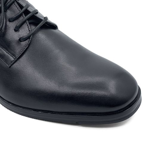 Туфли Дерби Mario Bruni кожаные черные - фото 6, 63599  MB