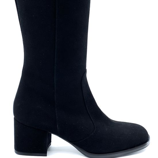 Ботфорты Rosso Nero черные замшевые демисезонные - фото 4, 4080 RN 50