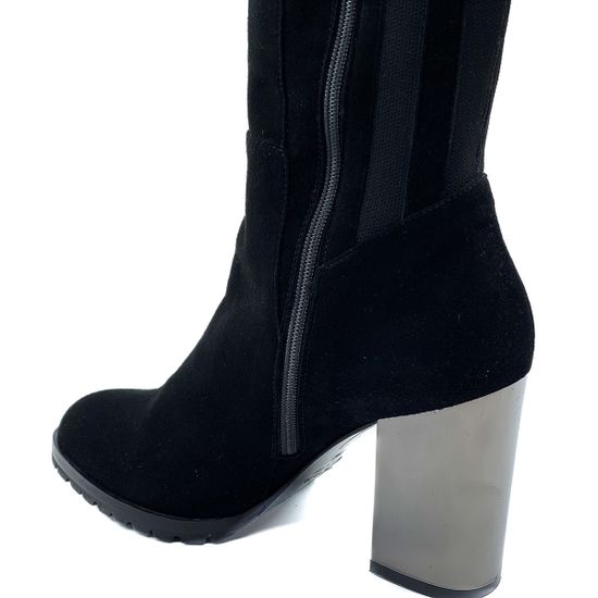 Сапоги Mara черные замшевые демисезонные - фото 7, 420ELLEN MR