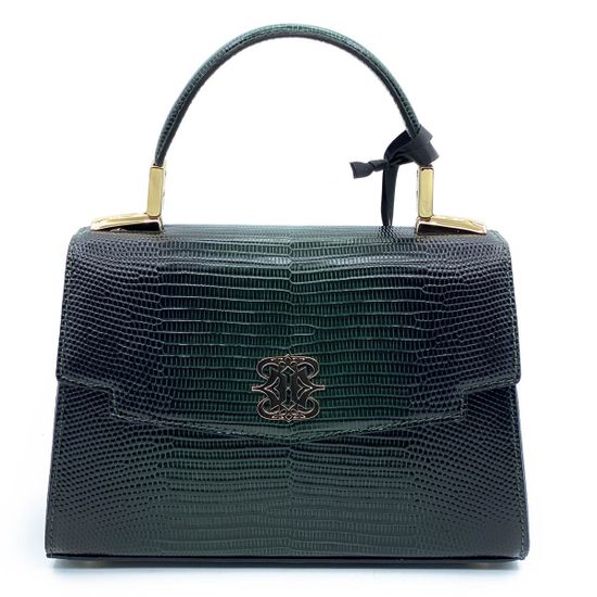 Маленькая сумочка Ripani зеленая кожаная - фото 1, 